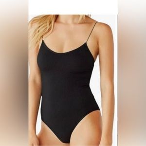 Urban Outfitters Out from Under Black Ribbed Bodysuit